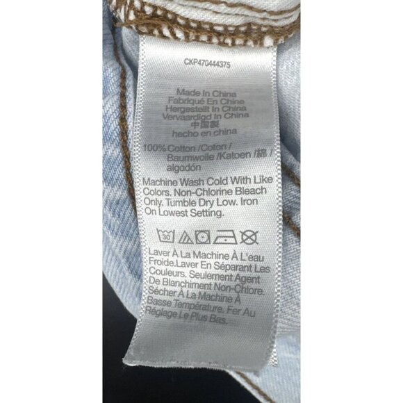 Madewell Women's The Slouchy Boyjean Light Wash Distressed Jeans Sz 30 - Picture 10 of 13